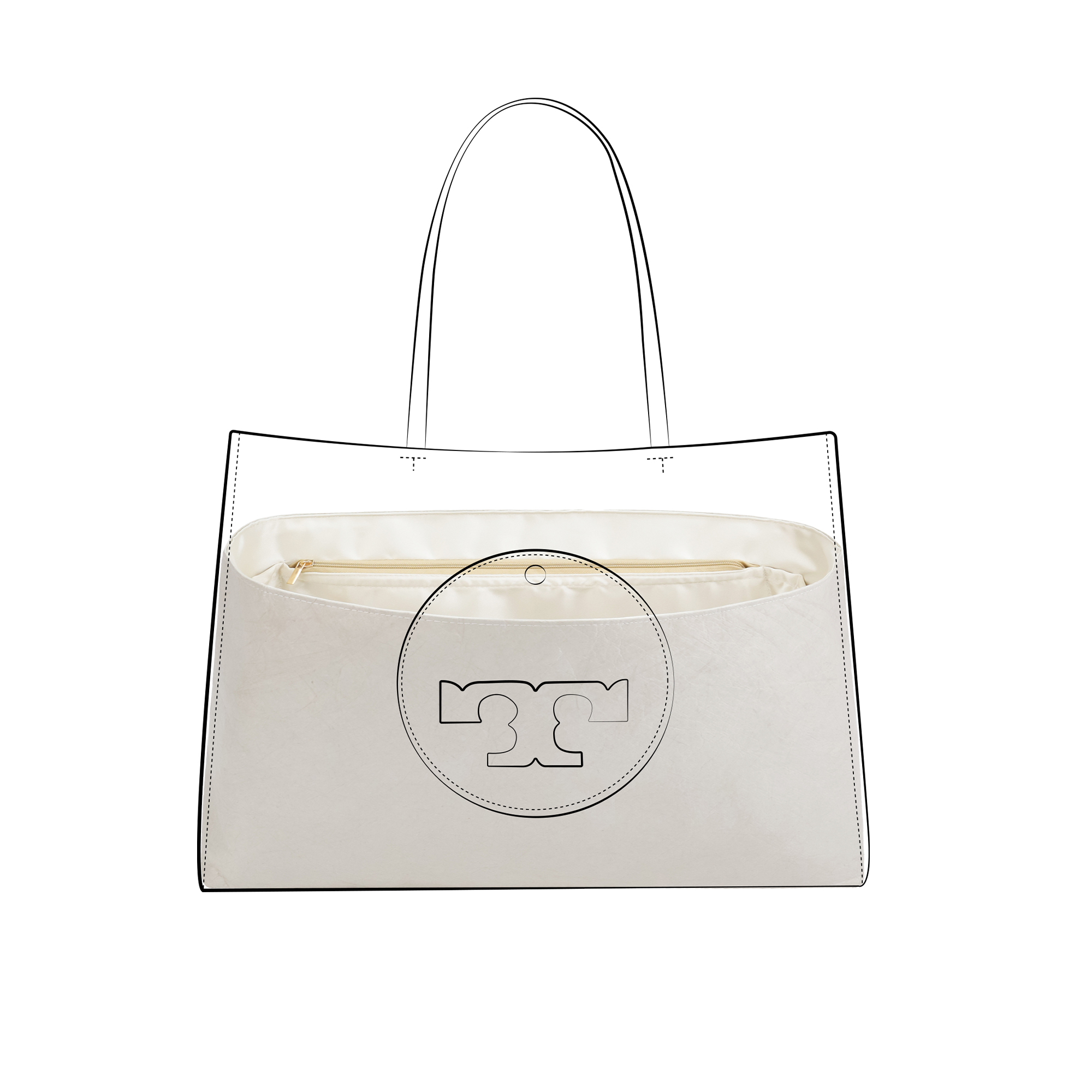 Luxury Bags Tory Burch - DGAZ Lightweight Purse Organizer Insert for