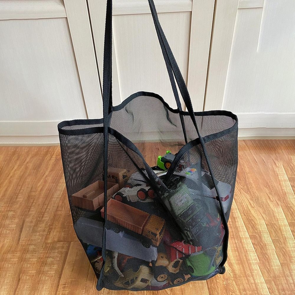 Mesh Beach Bag Lightweight, Br - Shoulder Bag Slouchy ulasan dan harga