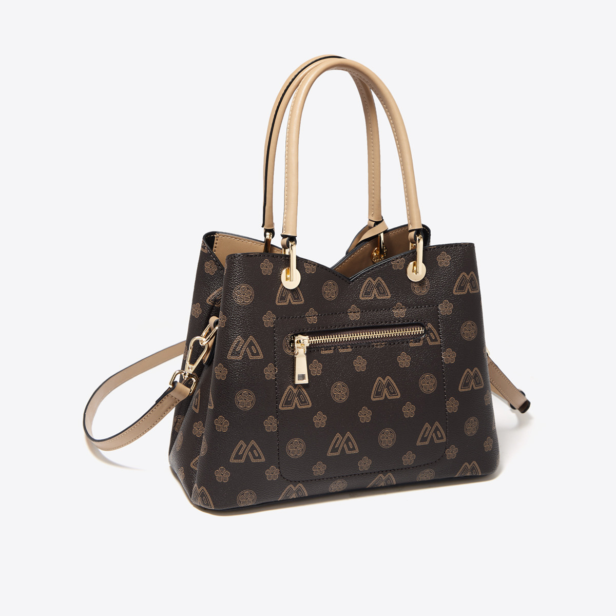 SAFIYA PVC Leather Women's Sho - Tote Bag Leather Monogram ulasan dan harga