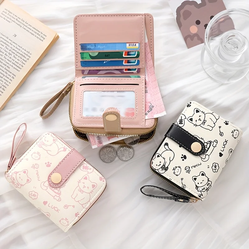 Women Wallet Coin Purse Printe - Wristlet Wallet Zipper ulasan dan harga
