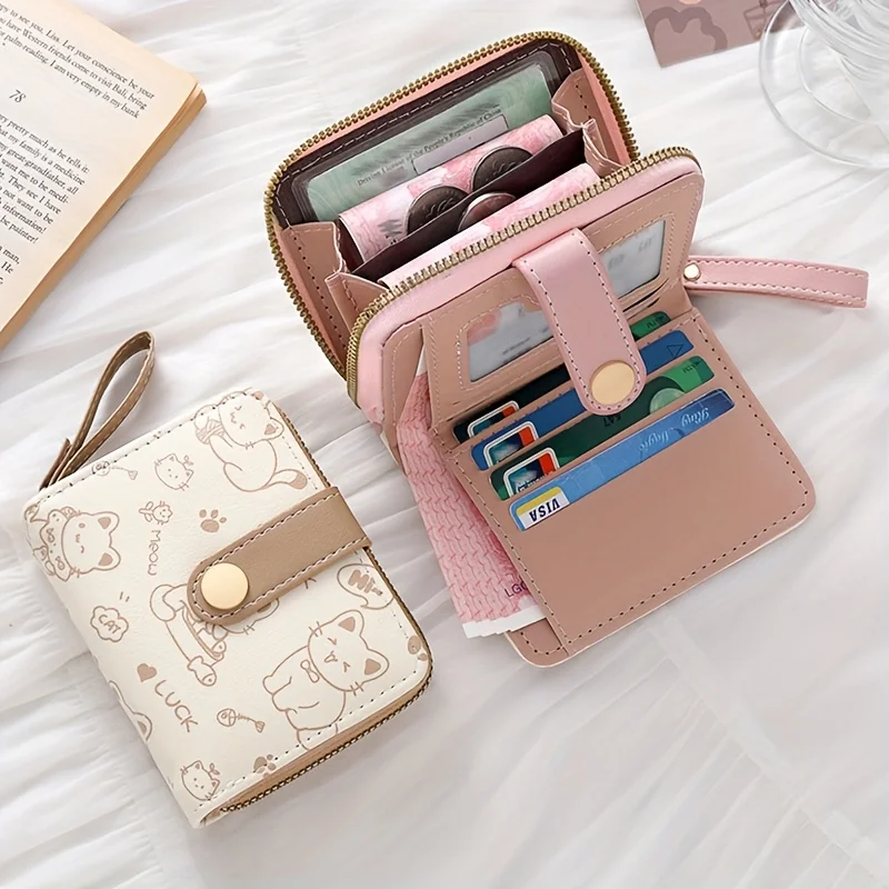 Women Wallet Coin Purse Printe - Wristlet Wallet Zipper ulasan dan harga