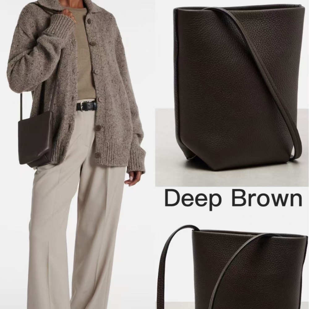 New Small Bucket Bag Full Leat - Luxury Bags Old Money ulasan dan harga