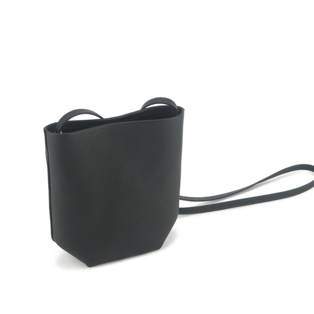 New Small Bucket Bag Full Leat - Luxury Bags Old Money ulasan dan harga