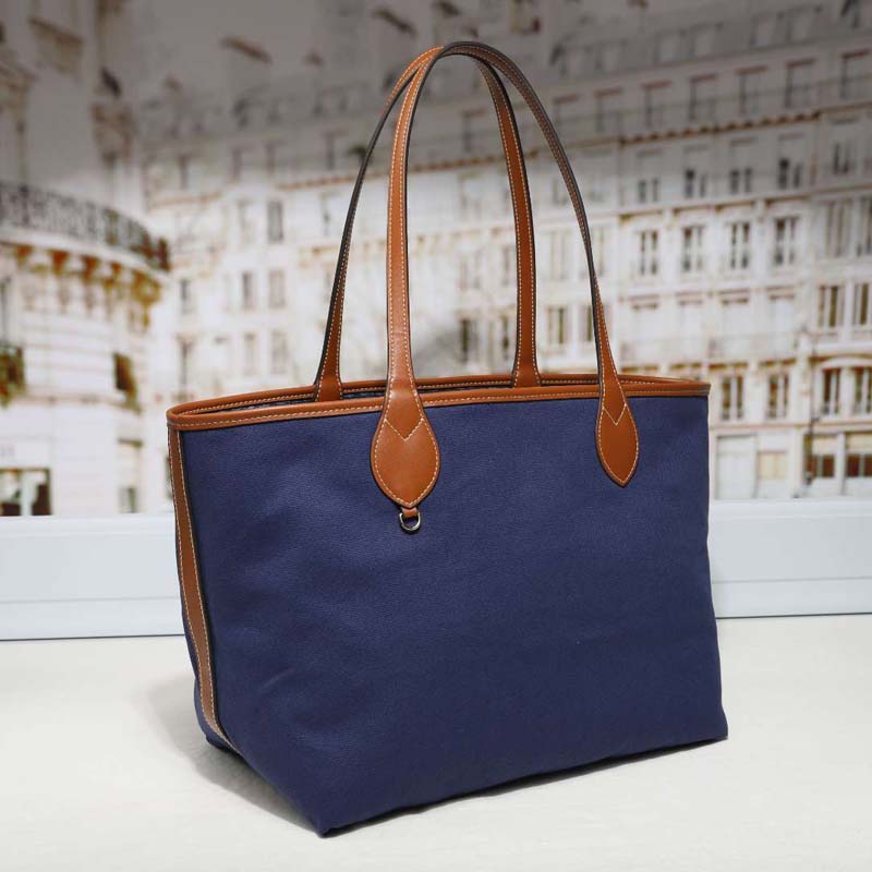 Denim Monogram Tote Bag Women  - Tote Bag Leather Monogram ulasan dan harga