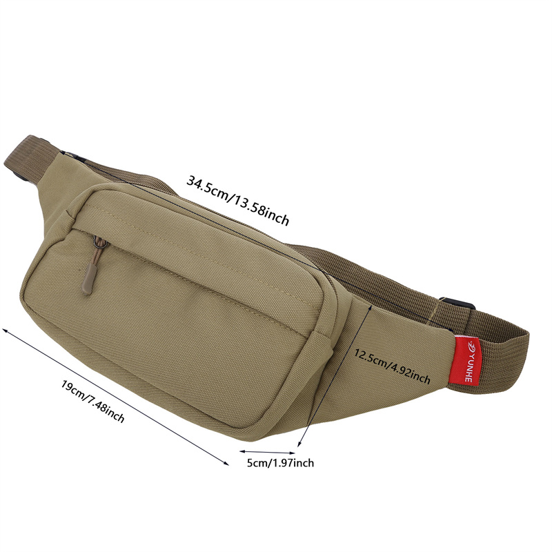 Men Women Waist Bag Pack Purse - Shoulder Bag Slouchy ulasan dan harga