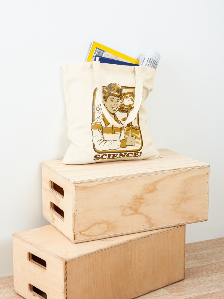 Science! Tote Bag shoping bag  - Luxury Bags No Logo ulasan dan harga