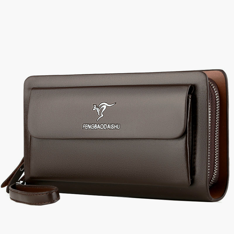 Fashion Men's Wallets Brand La - Wristlet Wallet Zipper ulasan dan harga