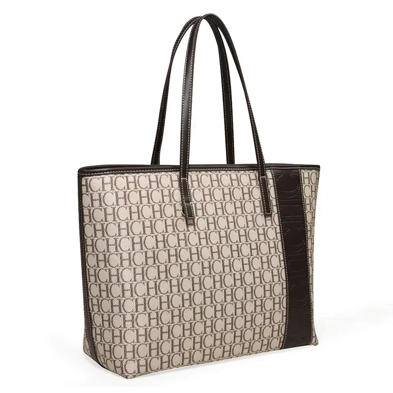 CH Tote Bag Monogram Print Lar - Tote Bag Leather Monogram ulasan dan harga