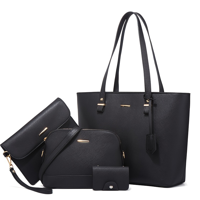 4pcs Fashion Women's Bag Sets  - Shoulder Bag Slouchy ulasan dan harga