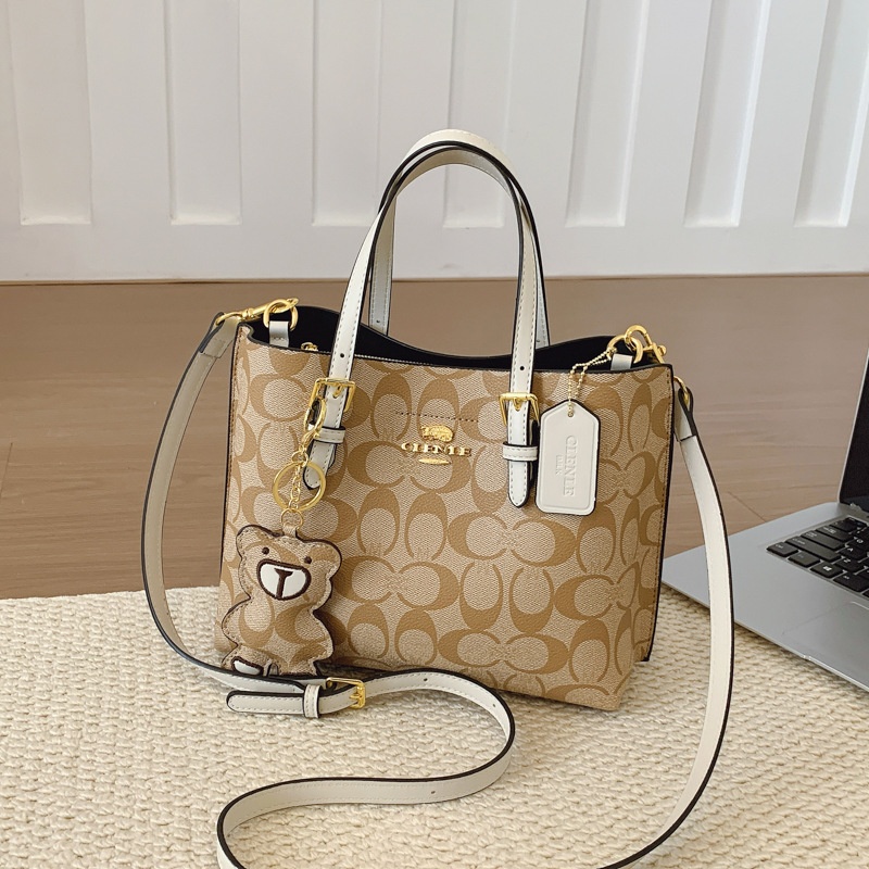 Elegant Monogram Tote Bag in C - Tote Bag Leather Monogram ulasan dan harga