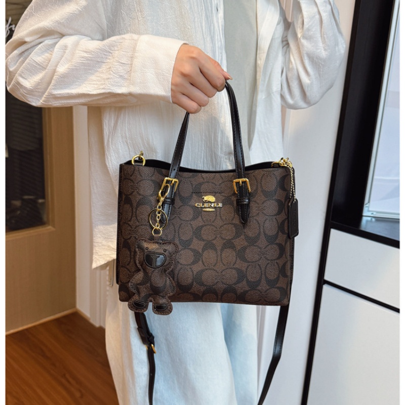 Elegant Monogram Tote Bag in C - Tote Bag Leather Monogram ulasan dan harga