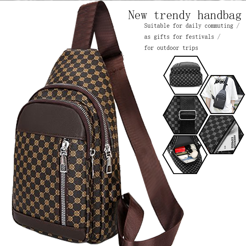 Neutral Style Functional Chest - Shoulder Bag Slouchy ulasan dan harga