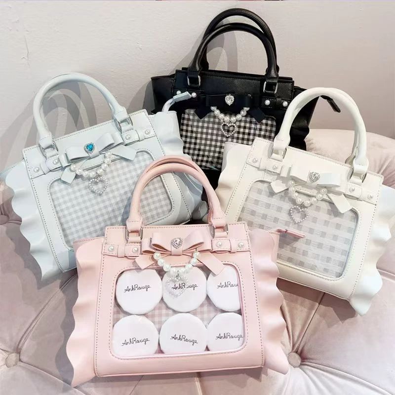 Harajuku Square Pink Ita Bag W - Wristlet Wallet Zipper ulasan dan harga