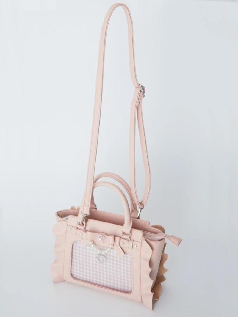 Harajuku Square Pink Ita Bag W - Wristlet Wallet Zipper ulasan dan harga
